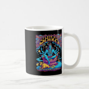 Shiva Print Hindu God Mens Womens Spiritual Tops Coffee Mug