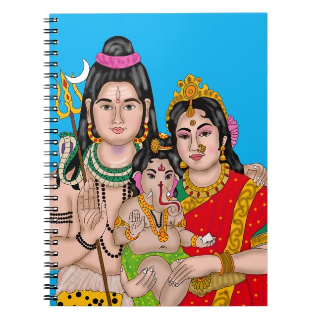 Shiva’s Family Stationary Notebook (Front)