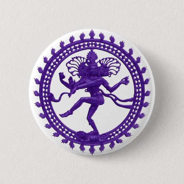 Shiva the Cosmic Dancer 2 Inch Round Button (Front)