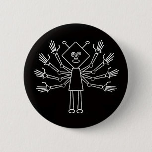 Shiva the Destroyer 2 Inch Round Button