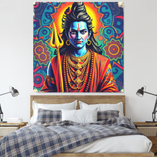 SHIVA THE DESTROYER-5 CANVAS PRINT