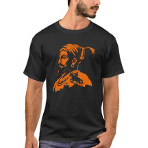 Shivaji Maharaj Warrior Silhouette Tee