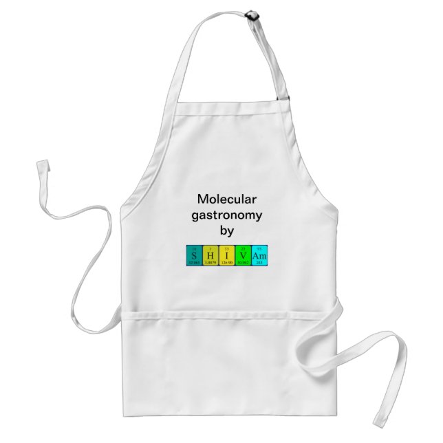 Shivam periodic table name apron (Front)