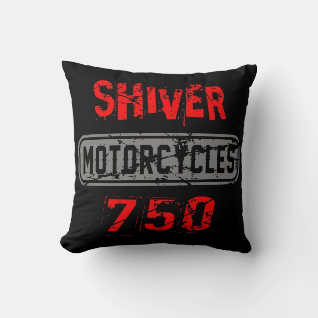 Shiver 750 throw pillow (Front)