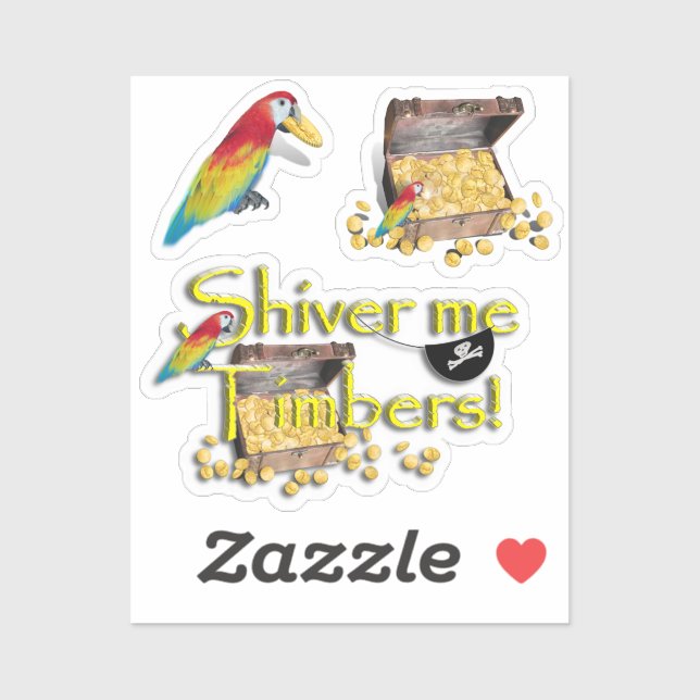 SHIVER ME TIMBERS! Pirate Chest (Sheet)