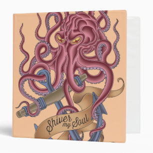 Shiver My Soul Octopus Tatto Binder