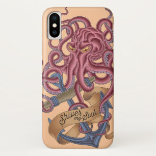 Shiver My Soul   Octopus Tatto Case-Mate iPhone Case