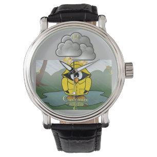 Shivering Rainy Day Penguin Thunder_Cove Watch