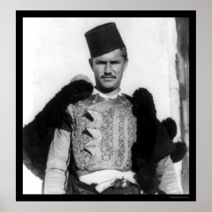 Shkypetars Costume Albania 1923 Poster