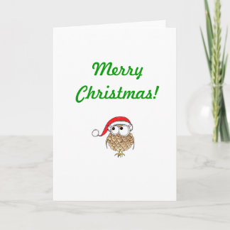 Shmas-owl, Merry Christmas! Holiday Card