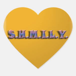 SHMILY Heart Sticker