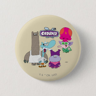 Shnitzel, Mung, Chowder, and Truffles 2 Inch Round Button