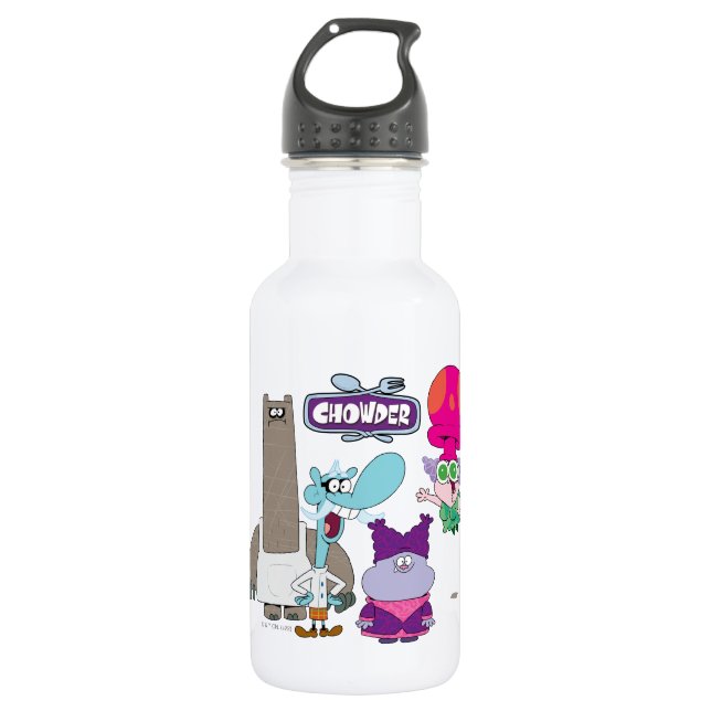 Shnitzel, Mung, Chowder, and Truffles 532 Ml Water Bottle (Front)