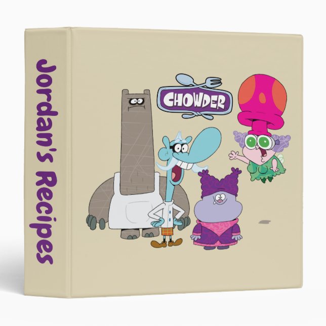 Shnitzel, Mung, Chowder, and Truffles Binder (Front/Spine)