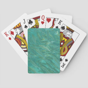 Shoal of Fish Underwater Photo Playing Cards