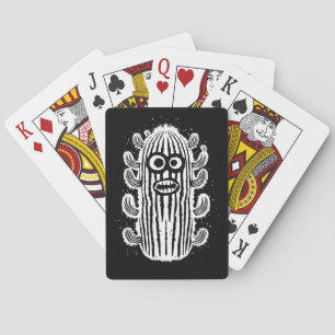 Shocked Cactus Playing Cards
