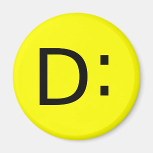 Shocked Emoticon Magnet