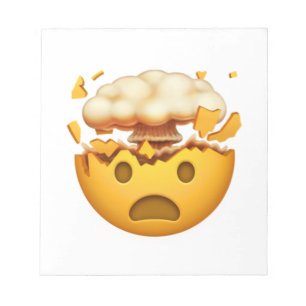 Shocked Face With Exploding Head - Emoji Notepad