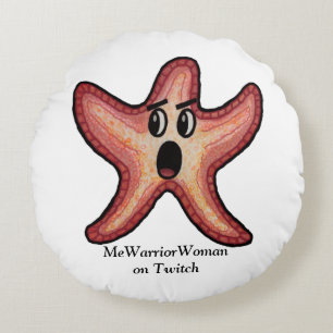 Shocked Star,  MeWarriorWoman on Twitch Round Pill Pillow