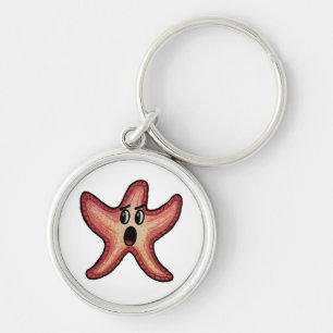 Shocked Starfish Keychain
