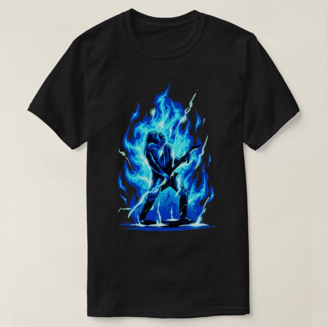 shocking guitar T-Shirt (Design Front)