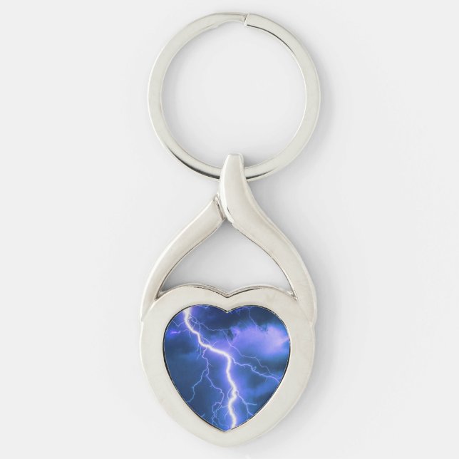 Shocking Lightning Strike  Keychain (Front)
