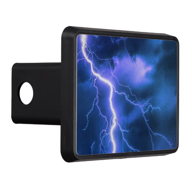 Shocking Lightning Strike Laptop Sleeve Trailer Hitch Cover (Right)