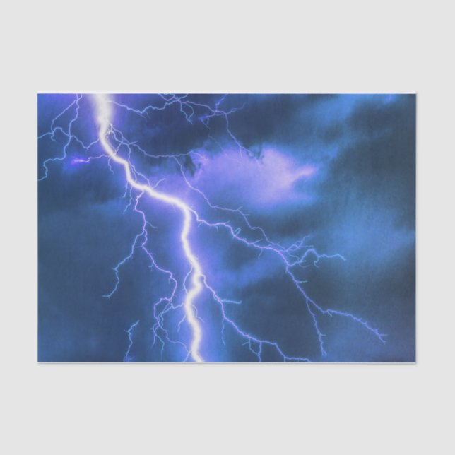 Shocking Lightning Strike     Tissue Paper (Front)