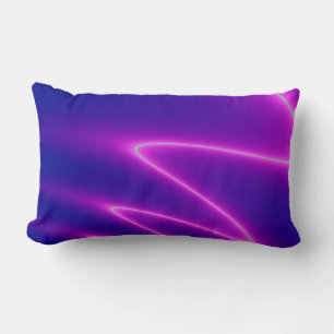 Shocking Pink Lightening Lumbar Pillow