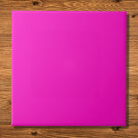 Shocking Pink Solid Colour Tile<br><div class="desc">Shocking Pink Solid Colour</div>