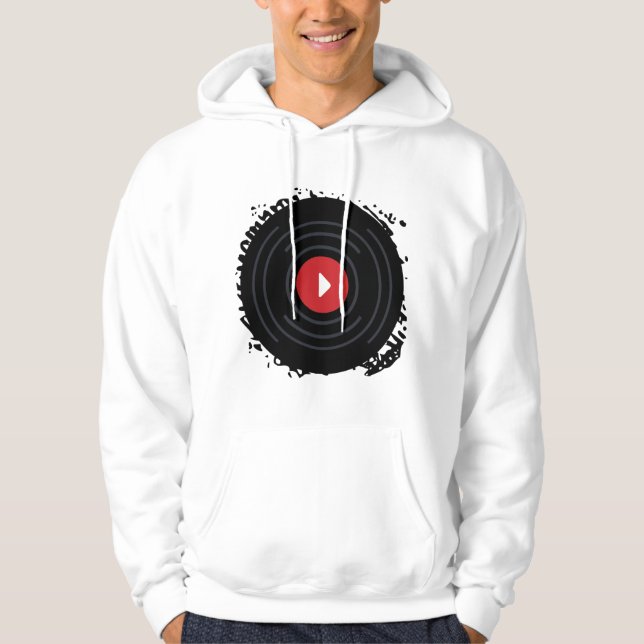 Shockoe Records Sweat - shirt à capuche blanc (Devant)