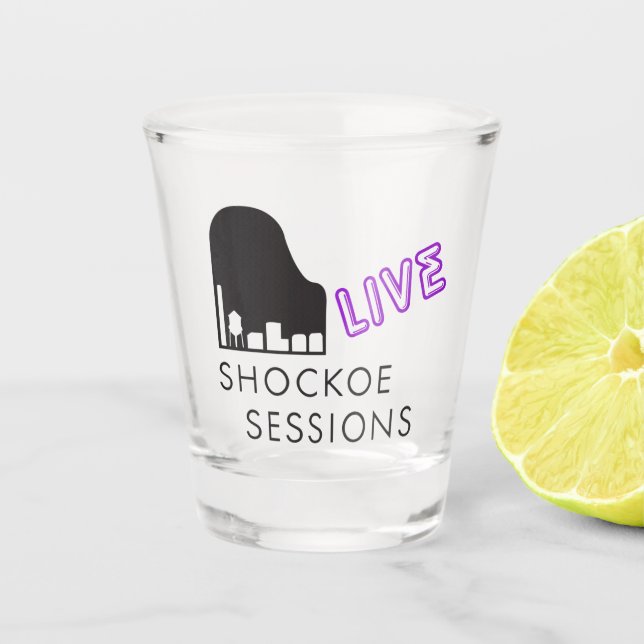 Shockoe Sessions Live Presents Shots! Shot Glass (Front)