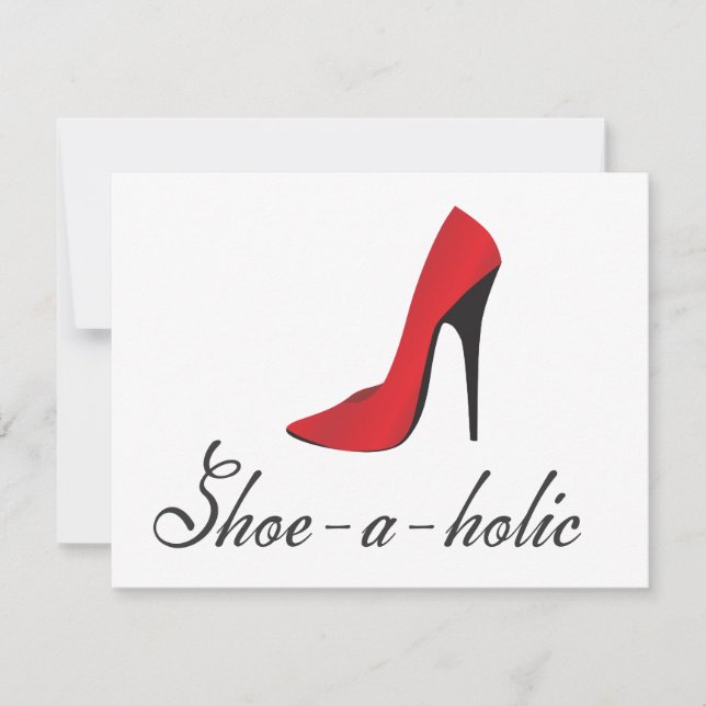 Shoe-a-holic (Front)
