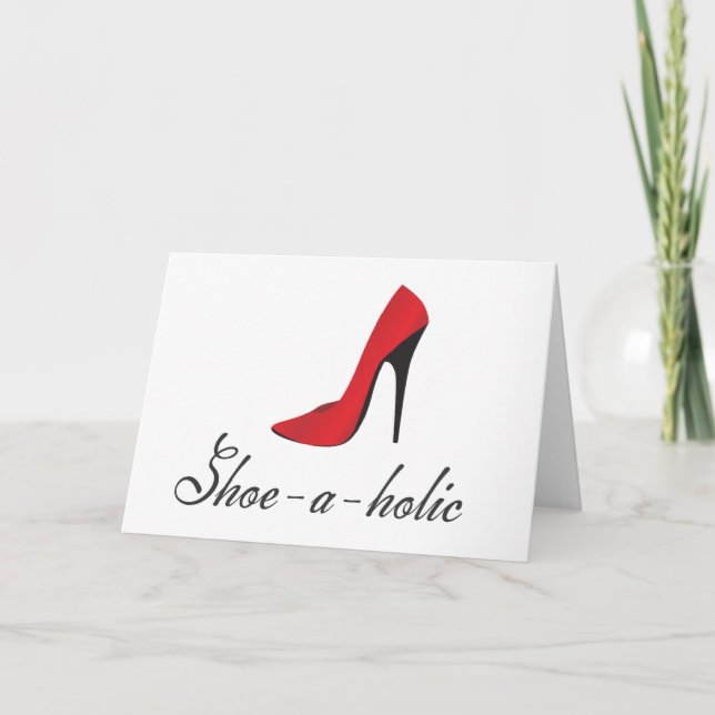 Shoe-a-holic Card (Front)