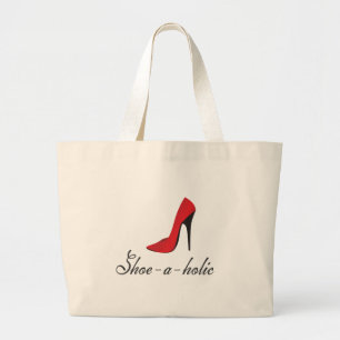 Shoe-a-holic Large Tote Bag