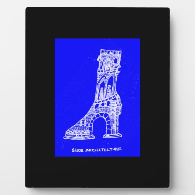 Shoe Architecture Art Plaque (Front)