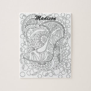 Shoe CL11 Fashion Personalized Fun Colour This Jigsaw Puzzle