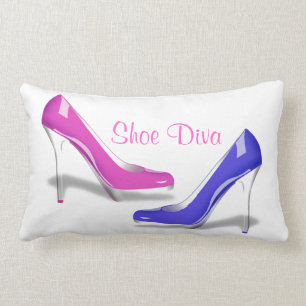 Shoe Diva - Shoes Make Me Happy High Heel Stiletto Lumbar Pillow