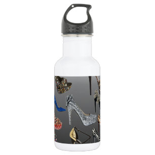 Shoe High Heels Collage Customize 532 Ml Water Bottle