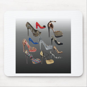 Shoe High Heels Collage Customize Mouse Pad