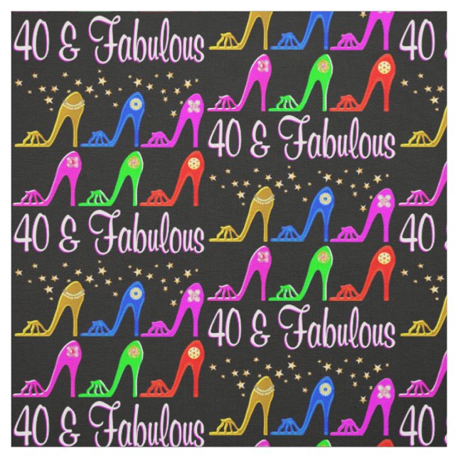 SHOE LOVING 40 YEAR OLD FABRIC (Swatch)