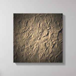 Shoe prints in The Sand