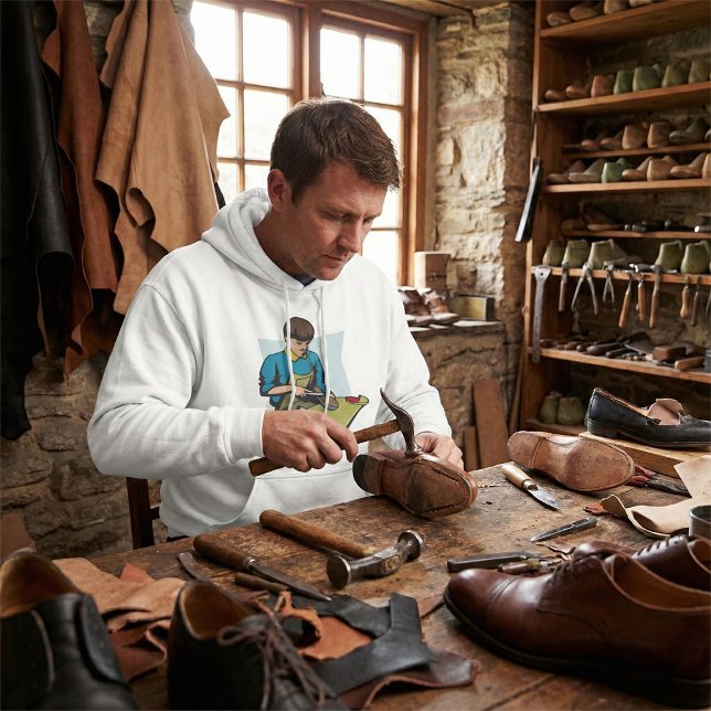 Shoe Repair Cobbler Vintage Shoemaker Hoodie (Creator Uploaded)