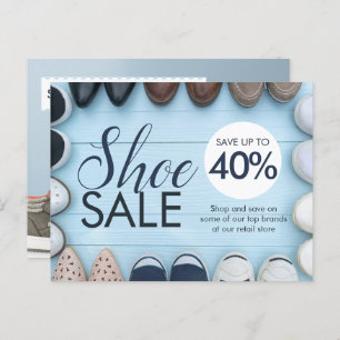 Shoe Sale  Postcard