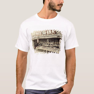 Shoe shop in Kyoto, c.1890 (hand-coloured photo) T-Shirt