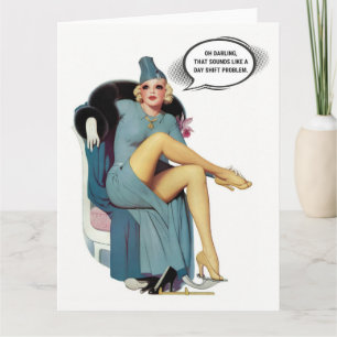 Shoe Shopping and Work Issues Don’t Mix Card