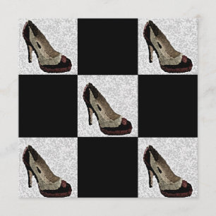 Shoeaholic Birthday Party Invitation