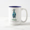 Shoebill Stork Affirmations Two-Tone Coffee Mug
