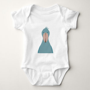Shoebill - tori no iro baby bodysuit