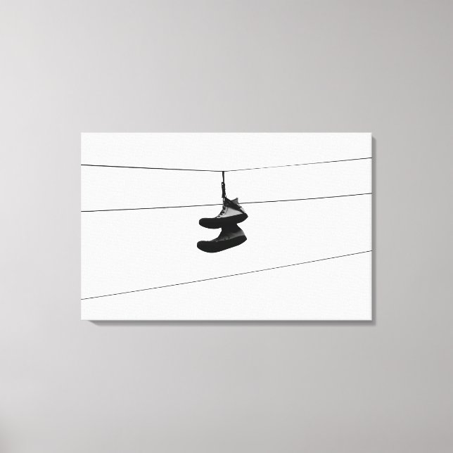 Shoefiti Canvas Print (Front)